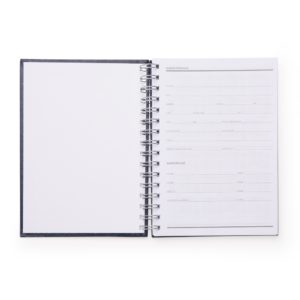 Caderno Pequeno de Couro Sintético Ref. 13601