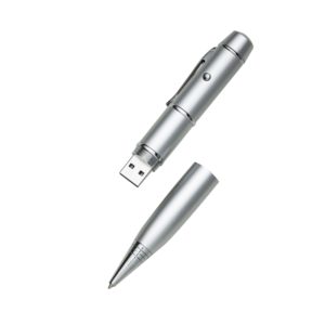 Caneta Pen Drive 4GB e Laser Ref. 007V1