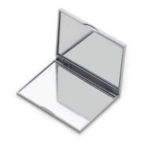 Espelho Plástico Duplo Sem Aumento Ref. 9810
